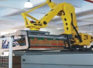 Paletização automática por robô