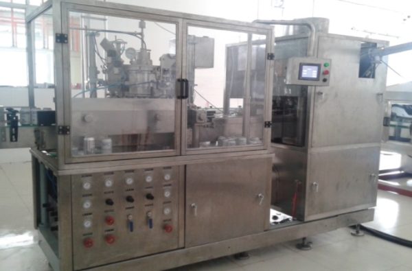 Máquina de selagem de latas de cerveja DP150
