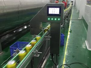 Detector de nível de líquido on-line por raio X