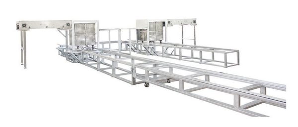 Unidade de gaiola automática para carga e descarga de cestos JZ300